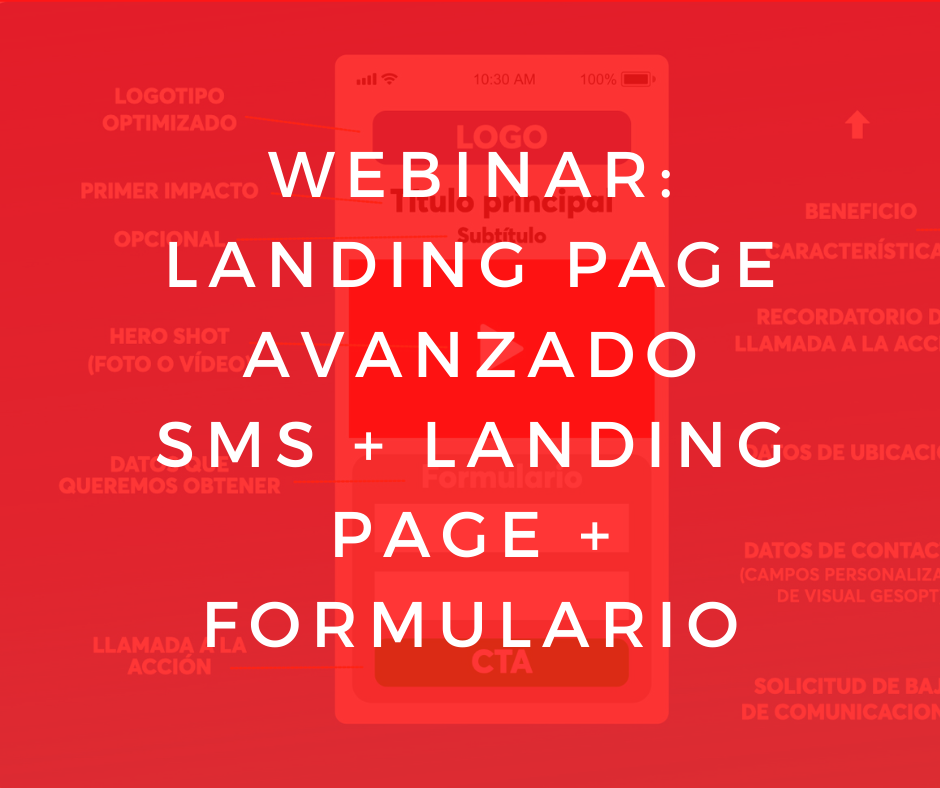 webinar landing pages avanzado